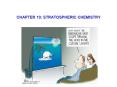CHAPTER 10: STRATOSPHERIC CHEMISTRY PowerPoint PPT Presentation