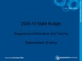 2009-10 State Budget PowerPoint PPT Presentation
