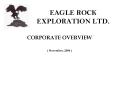 EAGLE ROCK EXPLORATION LTD' PowerPoint PPT Presentation