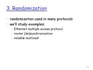 3. Randomization
