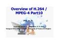 Overview of H'264 MPEG4 Part10 PowerPoint PPT Presentation