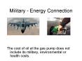 Military Energy Connection PowerPoint PPT Presentation