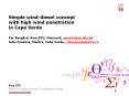 Simple winddiesel concept with high wind penetration in Cape Verde PowerPoint PPT Presentation