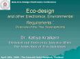 Eco-design and other Electronics, Environmental Requirements : Overview of PowerPoint PPT Presentation