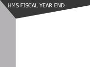 HMS FISCAL YEAR END