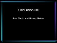 ColdFusion MX