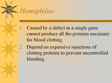 Hemophilia-