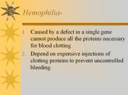 Hemophilia-