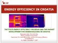 ENERGY EFFICIENCY IN CROATIA PowerPoint PPT Presentation