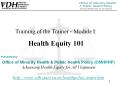 Office of Minority Health PowerPoint PPT Presentation