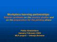 Workplace learning partnerships: Interim synthesis on the country studies and on the preparation for PowerPoint PPT Presentation