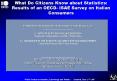What Do Citizens Know about Statistics: Results of an OECD ISAE Survey on Italian Consumers PowerPoint PPT Presentation