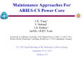Maintenance Approaches For ARIES-CS Power Core PowerPoint PPT Presentation