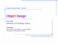 Object Design PowerPoint PPT Presentation