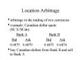 Location Arbitrage PowerPoint PPT Presentation