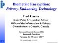 Biometric Encryption BE PowerPoint PPT Presentation