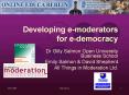 Developing emoderators for edemocracy PowerPoint PPT Presentation