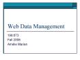 Web Data Management PowerPoint PPT Presentation