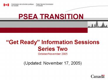 Get Ready Information Sessions