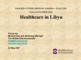 Healthcare in Libya PowerPoint PPT Presentation