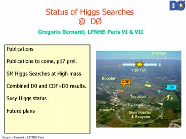 Gregorio Bernardi, LPNHEParis VI