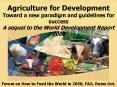 Agriculture, Propoor Growth and Rural Development PowerPoint PPT Presentation