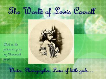 The World of Lewis Carroll