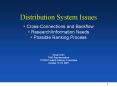 Distribution System Issues PowerPoint PPT Presentation