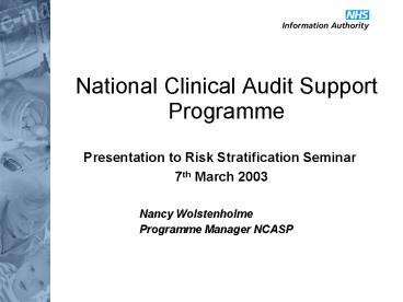 National Clinical Audit Support Programme
