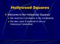Hollywood Squares PowerPoint PPT Presentation