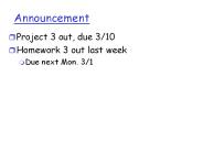 Announcement