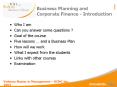 Business Planning and Corporate Finance Introduction PowerPoint PPT Presentation