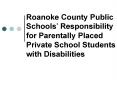 Roanoke County Public Schools PowerPoint PPT Presentation
