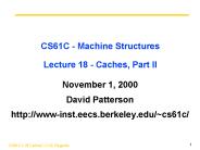 CS61C Machine Structures Lecture 18 Caches, Part II