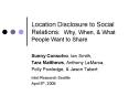 Location Disclosure to Social Relations: Why, When, PowerPoint PPT Presentation