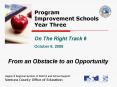 Program Improvement Schools Year Three PowerPoint PPT Presentation