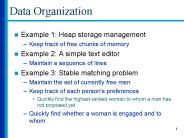 Data Organization