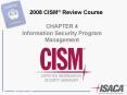 2008 CISM Review Course PowerPoint PPT Presentation