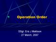 Operation%20Order PowerPoint PPT Presentation