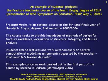 Board of European Students of Technology BEST Symposium on Education
