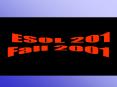 ESOL 201 PowerPoint PPT Presentation