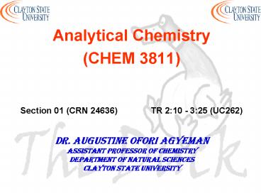 Analytical Chemistry