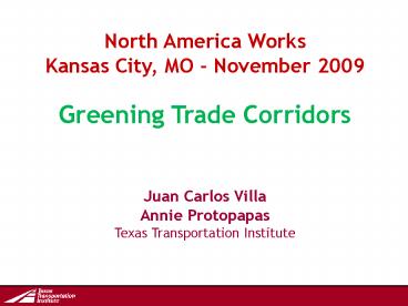 PublicPrivate Partnerships in Transportation Infrastructure