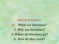 Intro to Functions' PowerPoint PPT Presentation