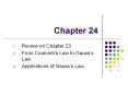Review on Chapter 23 PowerPoint PPT Presentation