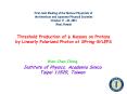 Threshold Production of ? Mesons on Protons by Linearly Polarized Photon at SPring-8/LEPS PowerPoint PPT Presentation