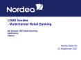 CASE Nordea Multichannel Retail Banking 4th Annual CEE Retail Banking conference Vienna