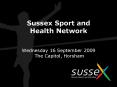 Sussex Sport and PowerPoint PPT Presentation