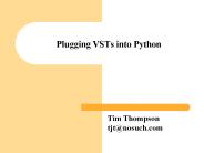 Plugging VSTs into Python