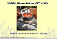 VGRRC, Women Unions, DED